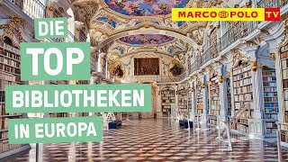 Bücherwürmer aufgepasst  Die Top 7 schönsten Bibliotheken Europas [upl. by Uaeb25]