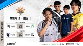 🔴 REBROADCAST  MPL PH S14  ENGLISH  Week 5 Day 1 [upl. by Erbua849]