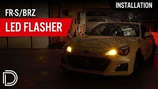 FRS  BRZ Fix Turn LED Hyperblink with Flasher [upl. by Aisayn511]