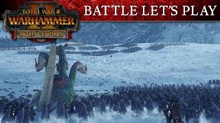 Total War WARHAMMER 2  Old World vs New World Battle Lets Play [upl. by Enitsua]