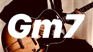 Gm7 jazz backing track （medium swing） [upl. by Sirtaeb855]