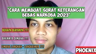 Cara Membuat Surat Keterangan Bebas Narkoba 2023 [upl. by Anelat]