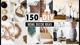 150 DIY HOME DECOR IDEAS  HACKS you Actually Want To MAKE FULL TUTORIALS [upl. by Immak846]