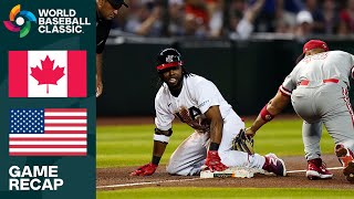 Canada vs United States Game Highlights  2023 World Baseball Classic [upl. by Anividul]