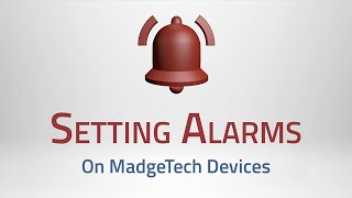 Setting Device Alarms  MadgeTech Software [upl. by Osmund]