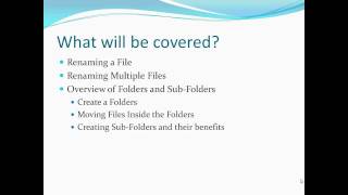 Managing Files and Folders in Windows 10  8  7 Tutorial  The Teacher [upl. by Leahcir]