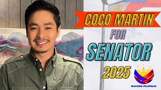 🔴COCO MARTIN NAGDESISYON NA TATAKBONG SENADOR SA 2025 🔴 [upl. by Halilak]