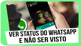 Como visualizar Status do WhatsApp sem que a pessoa que publicou saiba [upl. by Ahsercel]