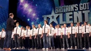 Only Boys Aloud  The Welsh choirs Britains Got Talent 2012 audition  UK version [upl. by Garrison]