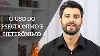 Como escrever um livro  O uso do pseudônimo e heterônimo [upl. by Lechar112]