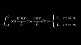 Relações de Ortogonalidade  Cosseno e seno  Séries de Fourier [upl. by Onitrof58]