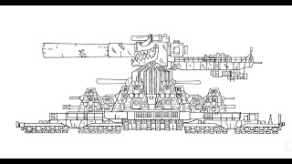 How To Draw Cartoon Tank Hybrid Monster Dora44  Gerand  Cartoons About Tanks [upl. by Neehsar]