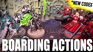 Blood Angels vs Necrons Boarding Actions 40k Battle Report [upl. by Abramson]