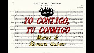 Yo contigo tu conmigo  Partitura Charanga  Arreglos musicales Serna [upl. by Anoit437]