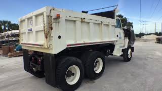 1996 Ford L8000 Dump Truck L8000 Lot124 [upl. by Nelleoj]