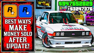 Its Insanely EASY The BEST WAYS To Make Money SOLO After UPDATE in GTA Online GTA5 Fast Money [upl. by Nigen]