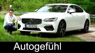 Volvo S90 RDesign FULL REVIEW test 2017 D5 Polestar  Autogefuehl [upl. by Leuams]