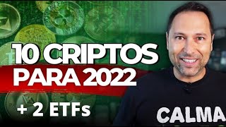 10 CRIPTOMOEDAS promissoras para iniciantes em 2022 BITCOIN ETHEREUM [upl. by Grania]