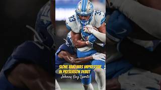 Sione Vaki was IMPRESSIVE in preseason debut  Johnny Gaz Sports detroitlions nfl onepride [upl. by Melone]