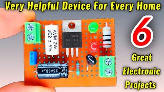 6 helpful Electronic Projects For Beginners [upl. by Eiaj320]