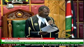 NATIONAL ASSEMBLY  TUESDAY 8TH OCTOBER 2024  AFTERNOON SESSION [upl. by Alliehs]