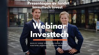 Investtech Invest fondspresentasjon 10112021 [upl. by Creedon277]