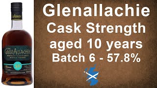 Glenallachie Cask Strength aged 10 years Batch 6 vs Batch 5 Single Malt Scotch Review by WhiskyJason [upl. by Breskin]