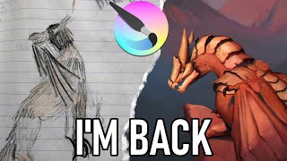 Im Back  Dragon Speedpaint and where Ive been [upl. by Fiedling507]