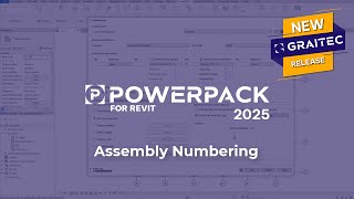 PowerPack for Revit Assembly numbering [upl. by Orazio]