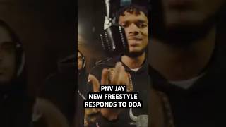 PNV JAY FREESTYLE DISSES DOA drill nyc newyork fyp foryou pnvjay pnv shorts short [upl. by Aridan]