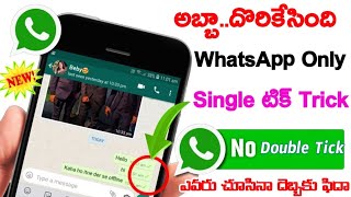 Hide Double Tick on WhatsApp 2023  WhatsApp No Double Tick Settings  WhatsApp Single Tick Only [upl. by Atin]