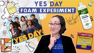 What Reaction Makes the Foam in YES DAY on Netflix 88 [upl. by Akinhoj]