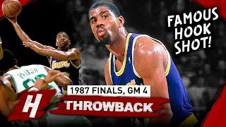 Magic Johnson EPIC Game 4 Comeback Highlights vs Celtics 1987 NBA Finals  29 Pts FAMOUS HOOK SHOT [upl. by Ninnetta191]