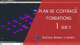 Plan de fondations  Coffrage 15 [upl. by Anileh170]