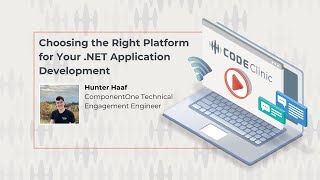 CodeClinic Live Choosing the Right Platform for Your NET Application Development [upl. by Elokyn447]