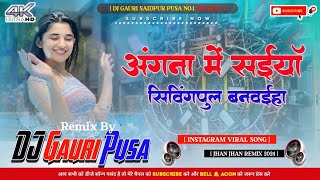 Angana Me Saiya Swimming Pool Banwaya Dj Remix New Instagram Viral Song Mix By DjGauri Saidpur [upl. by Assyla]