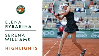 Elena Rybakina vs Serena Williams  Round 4 Highlights I RolandGarros 2021 [upl. by Nylzzaj]