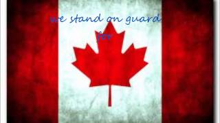 O Canada National Anthem  Lyrics [upl. by Aienahs]