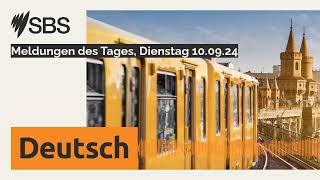 Meldungen des Tages Dienstag 100924  SBS German  SBS Deutsch [upl. by Ellertal]