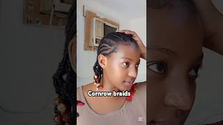 Cornrow braids tutorialnatural hair ideas cornrowbraids tutorials youtubeshorts [upl. by Ylluz]