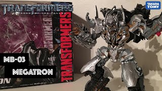 MEGATRON  Transformers Takara Tomy MOVIE THE BEST MB03 Megatron Review [upl. by Niletac]