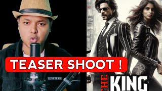 King Teaser Shoot  Look Test Update  Shahrukh Khan  Sujoy Ghosh [upl. by Anaderol]