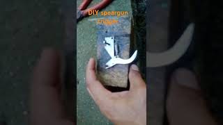 Diy speargun trigger spearfishing safedive [upl. by Birmingham82]