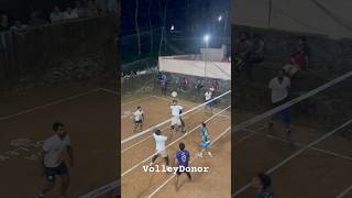 Rally 😱power jump serve😲Defence😳 volleyball volleydonor volley shorts viralvideo football [upl. by Wittie]