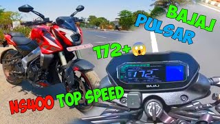 Pulsar NS 400 Top Speed  All Gears Top Speed Test 😍 Rider Jaisalmer [upl. by Innus]