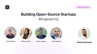 Building OpenSource Startups  Panel Discussion engineering [upl. by Terr749]