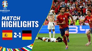 Spain vs Germany  21  Highlights  UEFA Euro 2024  germany vs spain [upl. by Stafford704]