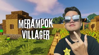 AKHIRNYA KETEMU VILLAGER Minecraft minecraft [upl. by Ayotahs900]