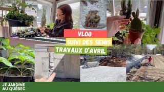 VLOG suivi des SEMIS et des TRAVAUX puis Petite Anecdote [upl. by Rebmetpes421]