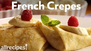 How to Make French Crepes  Allrecipes [upl. by Elyak395]